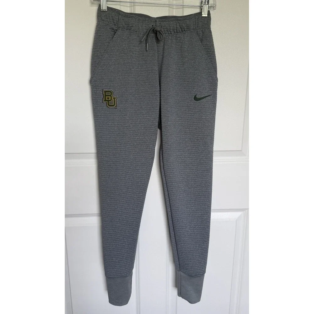 Nike Baylor Bears Dri-FIT Jogger Pants Women's XS Gray NCAA Sweatpants